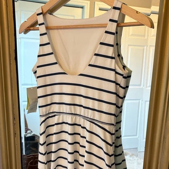 All in Motion Navy and White Striped Skort Dress - Picture 6 of 7
